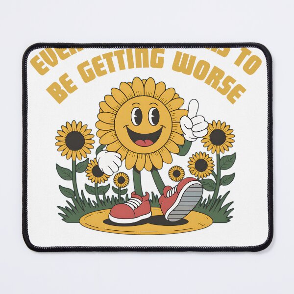 Item preview, Funny Retro Sunflower – “Everything Seems to Be Getting Worse designed and sold by W&M Store.