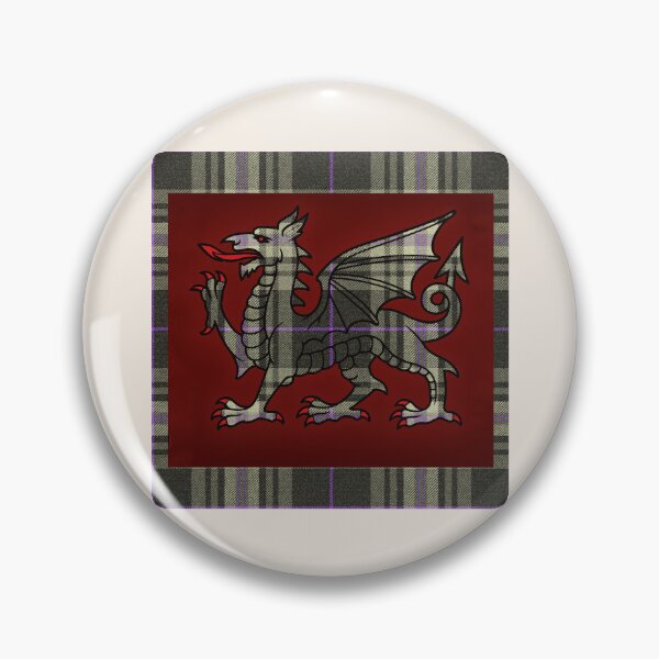 Item preview, Afallon Welsh Tartan – The Island of Apples & y Ddraig Goch - the red dragon designed and sold by WheelieGdArt.
