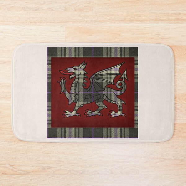 Item preview, Afallon Welsh Tartan – The Island of Apples & y Ddraig Goch - the red dragon designed and sold by WheelieGdArt.