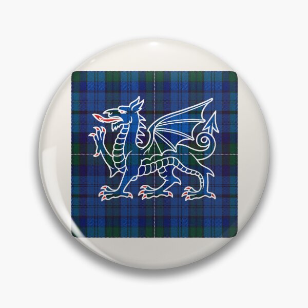 Item preview, Ellis Welsh Tartan – Legacy of the Kings of Powys & y Ddraig Goch - the red dragon v3 designed and sold by WheelieGdArt.