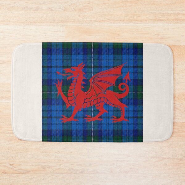 Item preview, Ellis Welsh Tartan – Legacy of the Kings of Powys & y Ddraig Goch - the red dragon v4 designed and sold by WheelieGdArt.