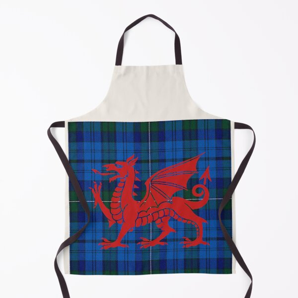 Item preview, Ellis Welsh Tartan – Legacy of the Kings of Powys & y Ddraig Goch - the red dragon v4 designed and sold by WheelieGdArt.