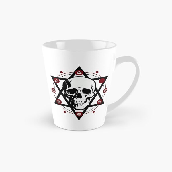 Item preview, Hex of the Crimson Gate – Occult Skull Symbol  designed and sold by Artpicto.