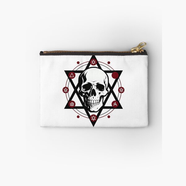 Item preview, Hex of the Crimson Gate – Occult Skull Symbol  designed and sold by Artpicto.