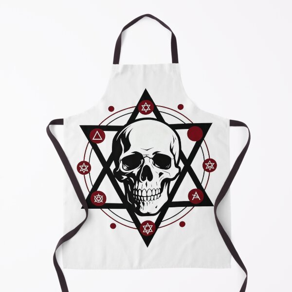 Item preview, Hex of the Crimson Gate – Occult Skull Symbol  designed and sold by Artpicto.