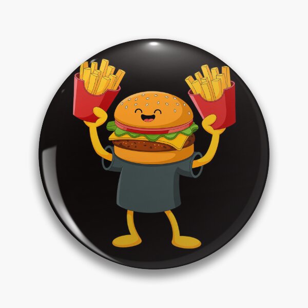 Item preview, Burger Fries Food Snatch Squat Barbell Weight designed and sold by ControlCenter.