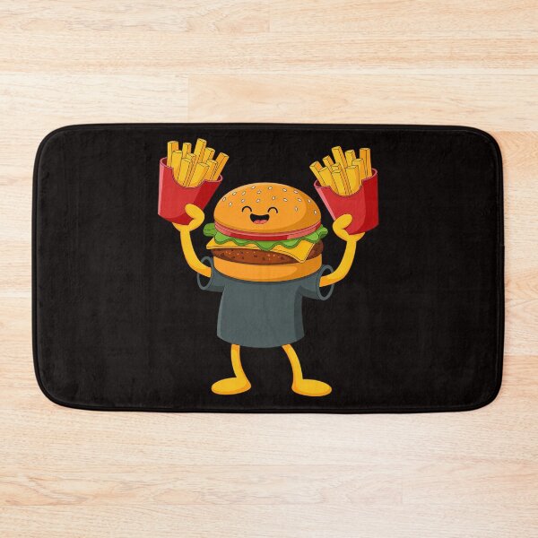 Item preview, Burger Fries Food Snatch Squat Barbell Weight designed and sold by ControlCenter.