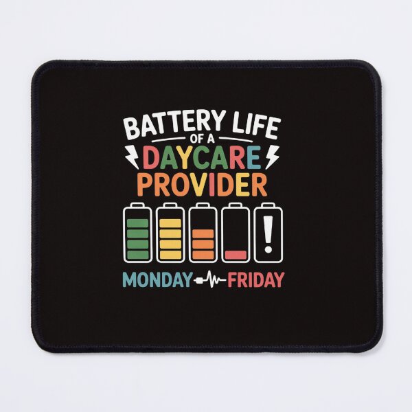 Item preview, Battery Life of Daycare Provider Childcare Teacher designed and sold by ControlCenter.