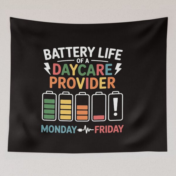 Item preview, Battery Life of Daycare Provider Childcare Teacher designed and sold by ControlCenter.