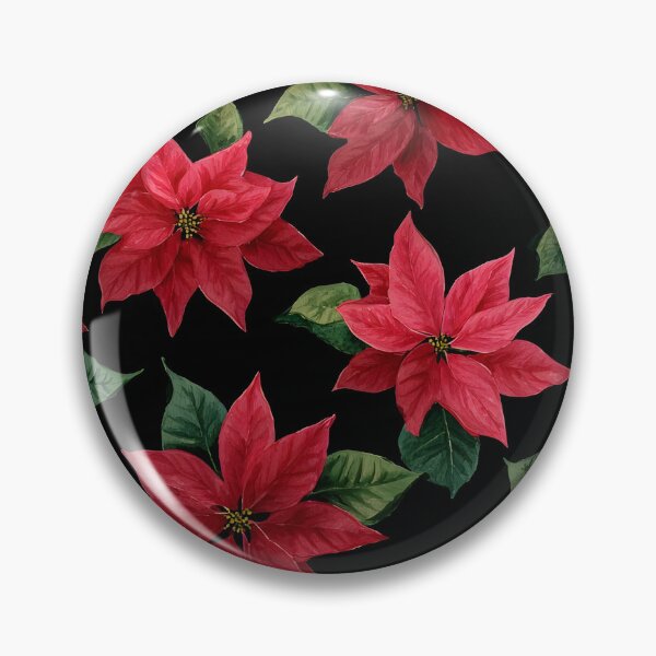 Item preview, Pointesettia on Black designed and sold by RebelRulez.