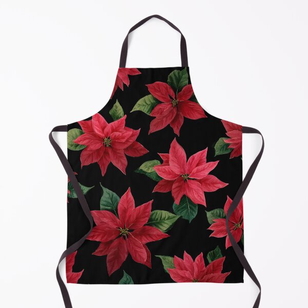 Item preview, Pointesettia on Black designed and sold by RebelRulez.