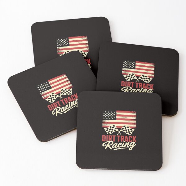 Item preview, American Flag Dirt Track Racing Car Bike Driver Racer Gift designed and sold by ControlCenter.