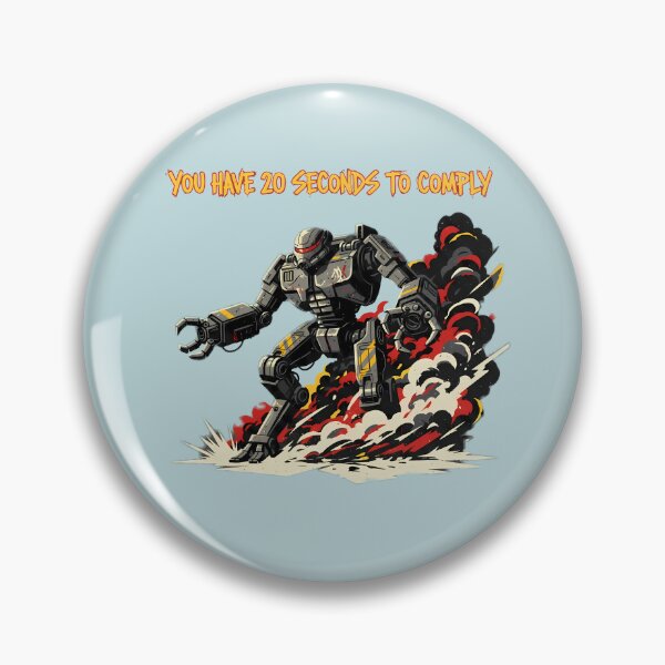 Item preview, You Have 20 Seconds To Comply Retro Sci-Fi Droid designed and sold by ruidaniel.