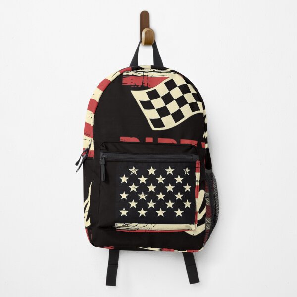 Item preview, American Flag Dirt Track Racing Car Bike Driver Racer Gift designed and sold by ControlCenter.