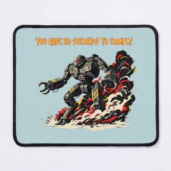 Item preview, You Have 20 Seconds To Comply Retro Sci-Fi Droid designed and sold by ruidaniel.