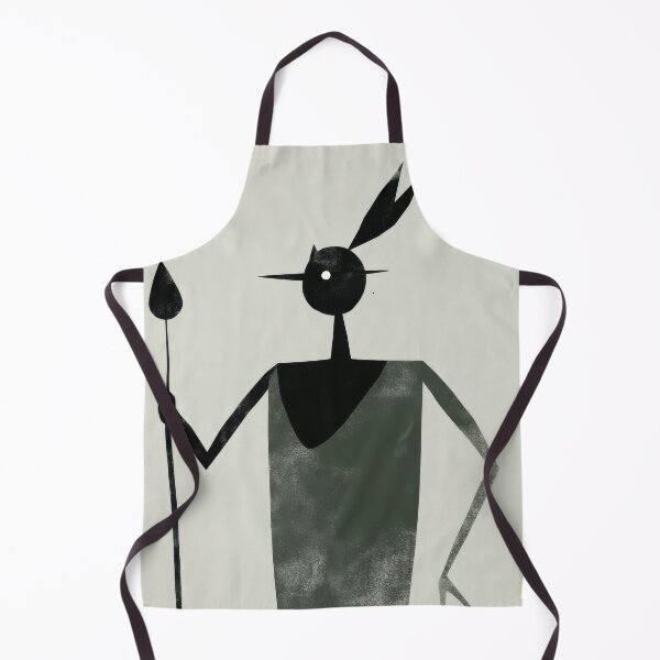 Item preview, Quirky Minimalist Witch Doctor Figure – Abstract Stylized Character Art designed and sold by dawnleblanc55.