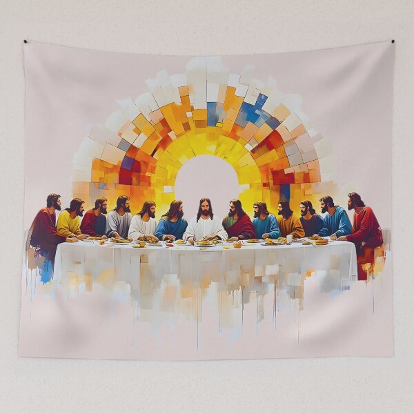 Item preview, The Last Supper – Jesus and the Twelve Disciples Artwork designed and sold by Artistic canvas store.