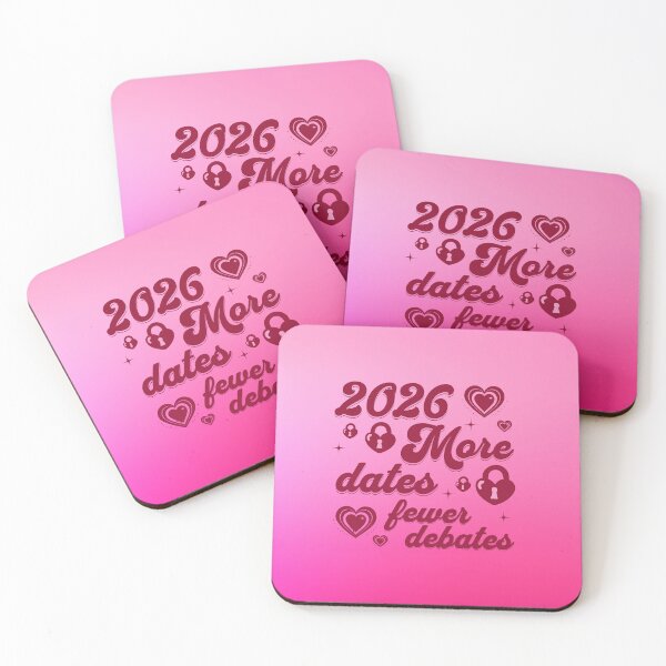 Item preview, 2026 Resolution: 2026 More Dates Fewer Debates (Style 1) designed and sold by SummerSnowVentures.