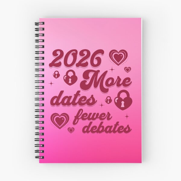 Item preview, 2026 Resolution: 2026 More Dates Fewer Debates (Style 1) designed and sold by SummerSnowVentures.