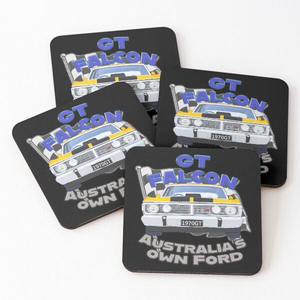 Item preview, GT Falcon 1970 Aussie Muscle Car Art Australia’s Own Ford designed and sold by Michael van der Hoorn.