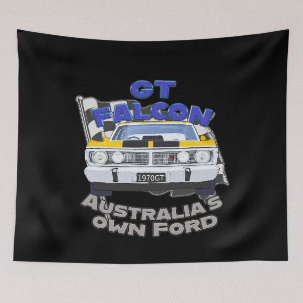 Item preview, GT Falcon 1970 Aussie Muscle Car Art Australia’s Own Ford designed and sold by Michael van der Hoorn.