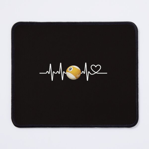 Item preview, Heartbeat Billiard Nine Ball 9-Ball Player Gift designed and sold by ControlCenter.
