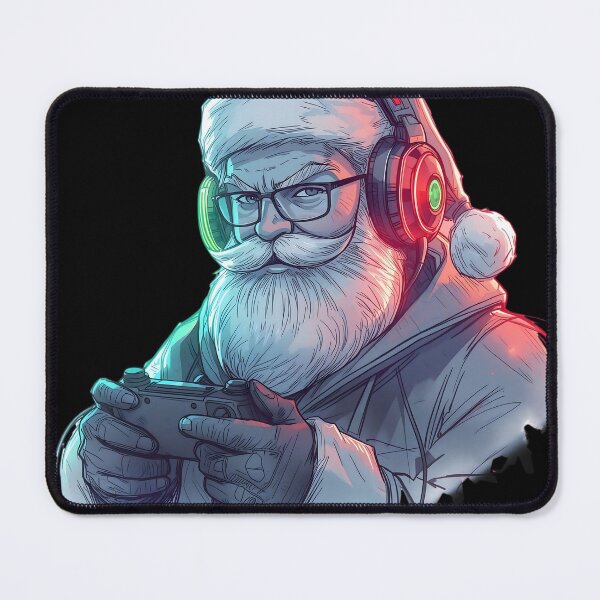 Item preview, Gamer Christmas Santa RGB Glow designed and sold by SoulenCify.