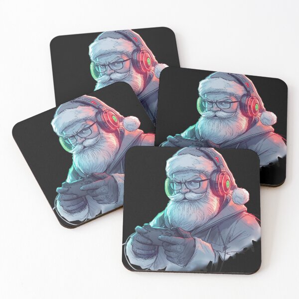 Item preview, Gamer Christmas Santa RGB Glow designed and sold by SoulenCify.