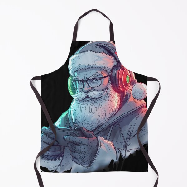 Item preview, Gamer Christmas Santa RGB Glow designed and sold by SoulenCify.