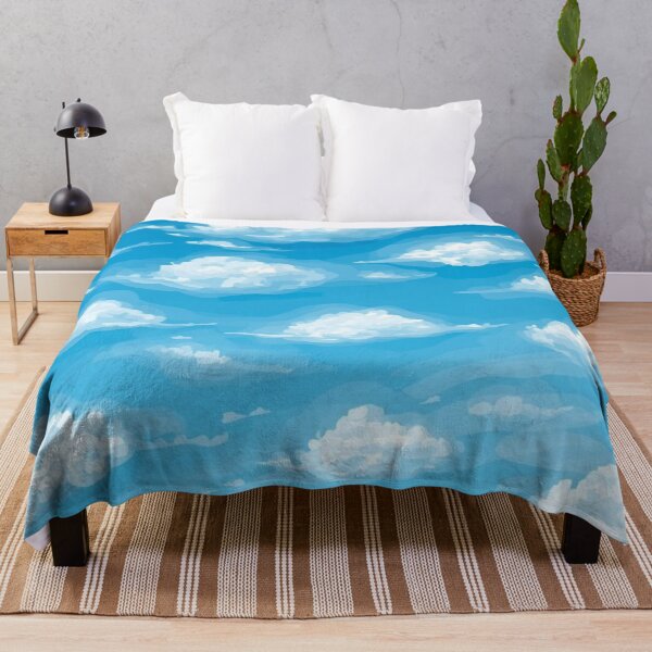 Item preview, Blue Sky Pattern with White Clouds by Day designed and sold by Ciervo Primavera.