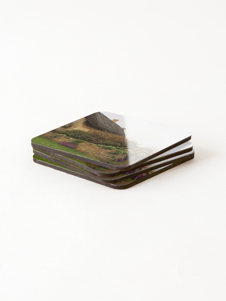 Thumbnail 4 of 5, Coasters (Set of 4), Cotswold Cottage designed and sold by RandySprout.