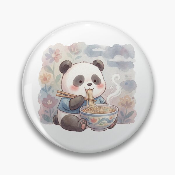 Item preview, Noodle Panda – Cute Ramen Animal Sticker   designed and sold by MTeesGA.