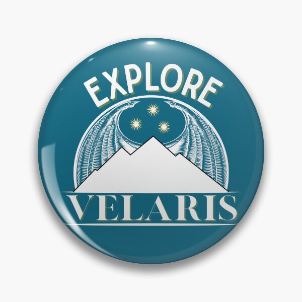 Item preview, Explore Velaris – Night Court Inspired Fantasy Travel Shirt (Wings & Stars Design) designed and sold by RollForDesignCo.