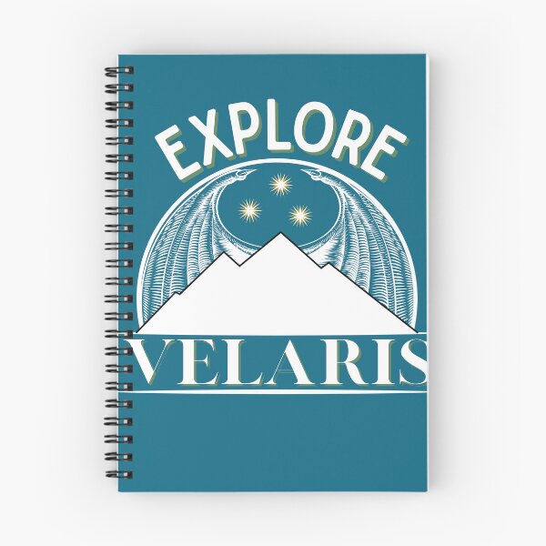 Item preview, Explore Velaris – Night Court Inspired Fantasy Travel Shirt (Wings & Stars Design) designed and sold by RollForDesignCo.