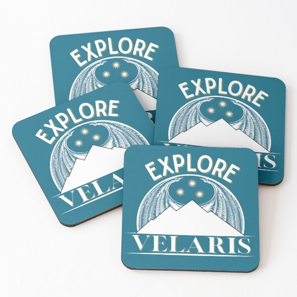 Item preview, Explore Velaris – Night Court Inspired Fantasy Travel Shirt (Wings & Stars Design) designed and sold by RollForDesignCo.