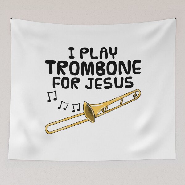 Item preview, I Play Trombone For Jesus Trombonist Church Musician designed and sold by doodlerob.