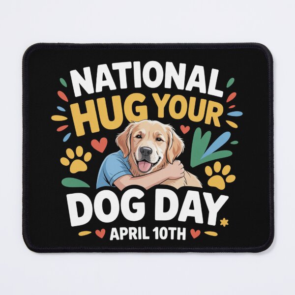 Item preview, Nationalhug your dog day april 10th designed and sold by DreamOnShirts.