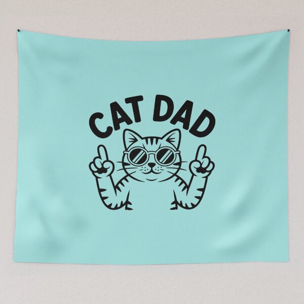 Item preview, Funny Cat Dad Saying Feline Lover Humor Pet Owner designed and sold by faridman.