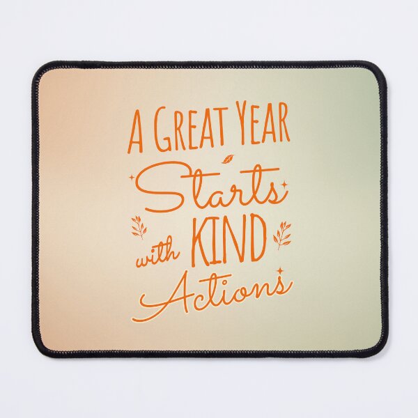 Item preview, 2026 Resolution: A Great Year Starts with Kind Actions (Earth) designed and sold by SummerSnowVentures.