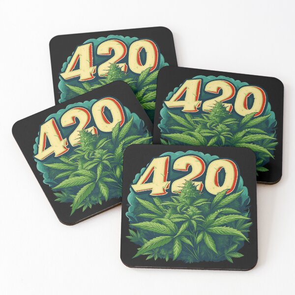 Item preview, CANNABIS | Its Always 420 - Time for a Break | MARIJUANA Plant Design  designed and sold by CannaCreative.