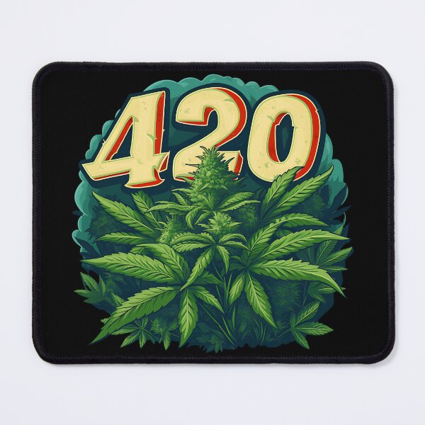 Item preview, CANNABIS | Its Always 420 - Time for a Break | MARIJUANA Plant Design  designed and sold by CannaCreative.