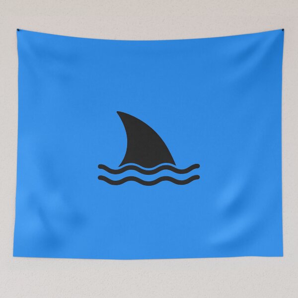 Item preview, Jaws Shark Fin – Minimalist Horror Symbol designed and sold by athyabm.