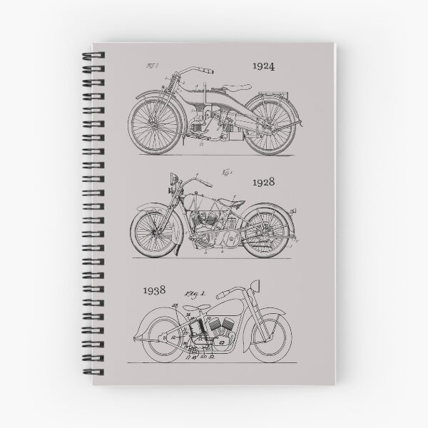 Item preview, Patent Prints Classic Vintage Motorcycles 1924-38 designed and sold by MadebyDesign.