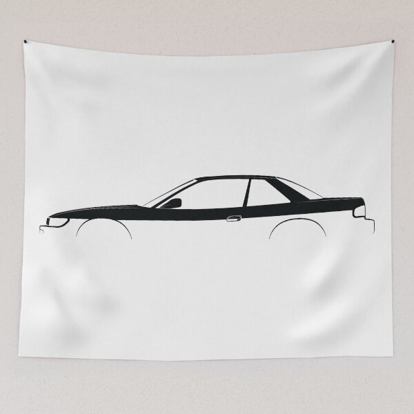 Item preview, Silvia (S13) (Black) designed and sold by Car Silhouettes.