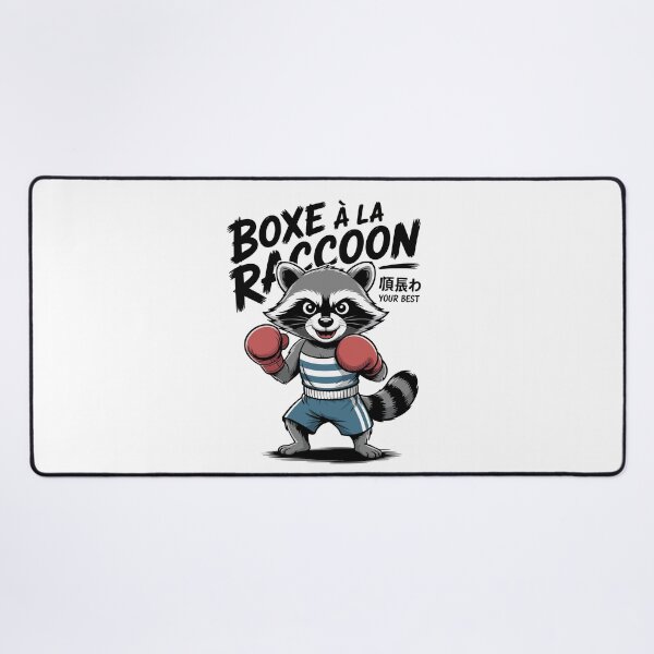 Item preview, Raccoon Boxer with Bold Attitude designed and sold by SquiggleNest.