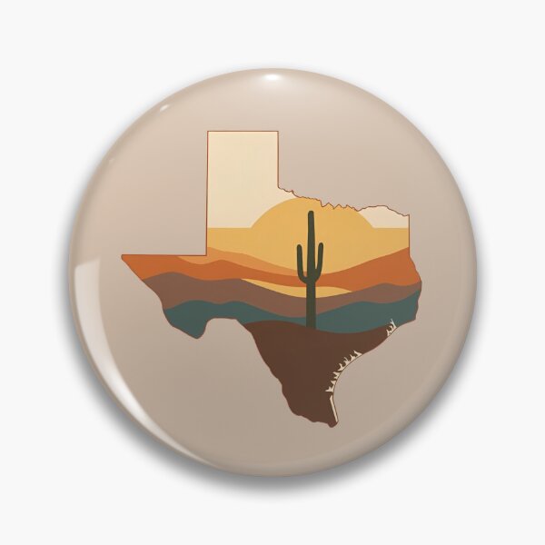 Item preview, Texas Desert Sunset Silhouette – Retro Southwest Landscape Art designed and sold by SimplyJasper.
