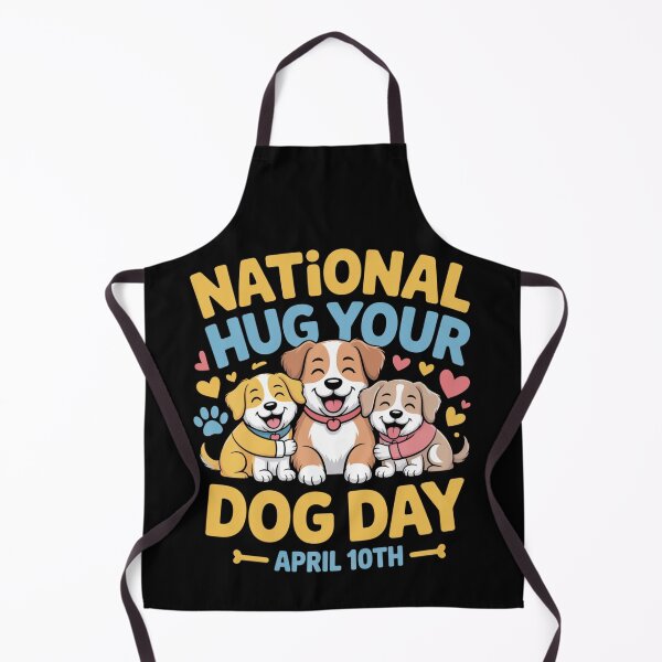 Item preview, National hug your dog day april 10th designed and sold by DreamOnShirts.