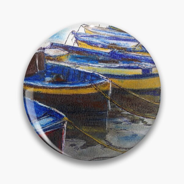 Item preview, Procida Fishing Boats End of The Day designed and sold by Randy Sprout Fine Art.