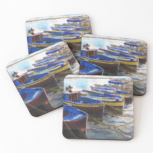 Item preview, Procida Fishing Boats End of The Day designed and sold by Randy Sprout Fine Art.