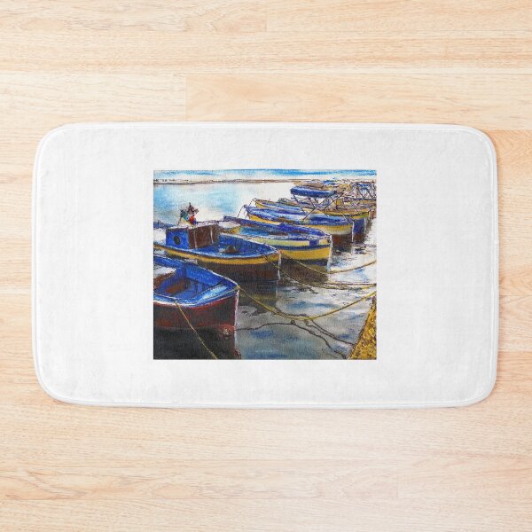 Item preview, Procida Fishing Boats End of The Day designed and sold by Randy Sprout Fine Art.